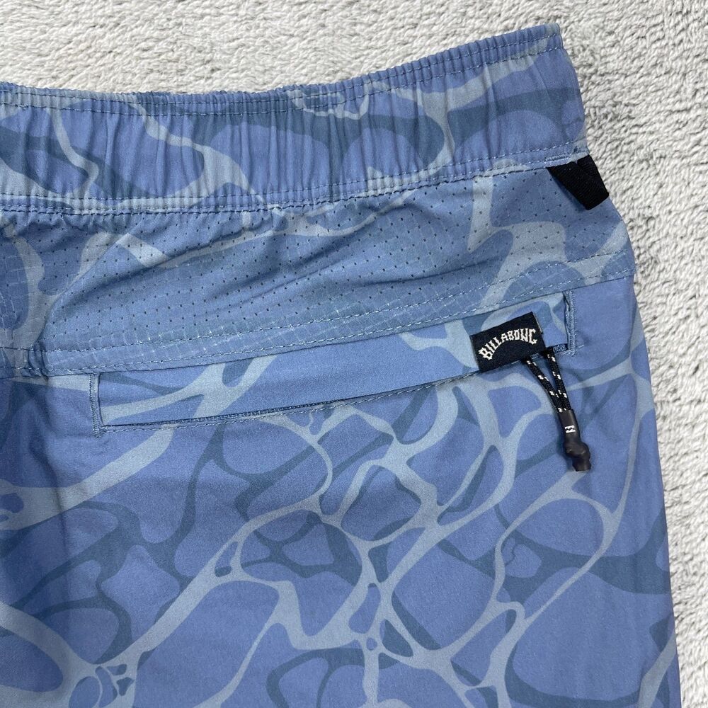 Billabong Blue & Light Gray Patterned Hybrid Shorts - Picture 7 of 8